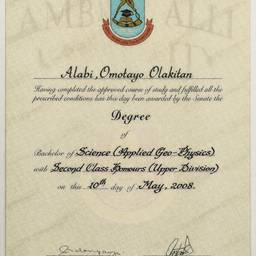 Degree Certificate Watermark Edit