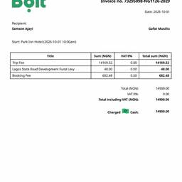 Bolt Invoice Editor