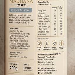 Makhana Pack Label Compliance