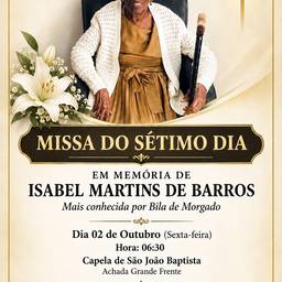 Memorial Mass Poster