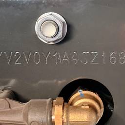 After - Stamped Metal Text Edit