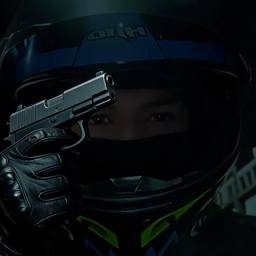 Helmet Rider With Pistol