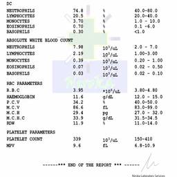 After - Lab Report Value Edit