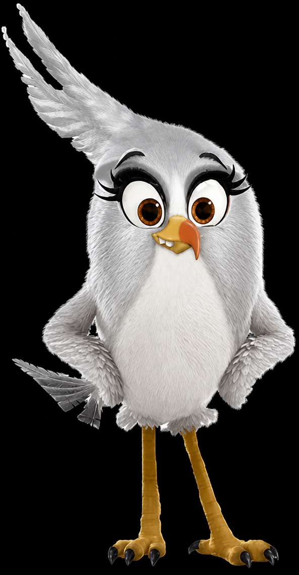 Silver Cartoon Bird | ImageGPT