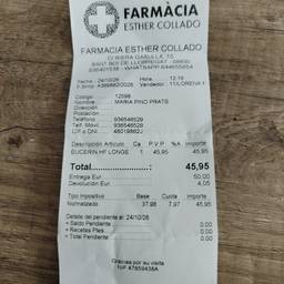 Before - Pharmacy Receipt Date Edit