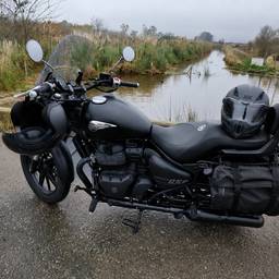 Matte Black Motorcycle Edit
