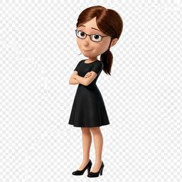 Cartoon Character Outfit Change
