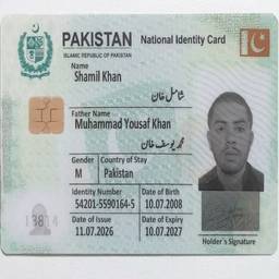 Pakistan ID Year Edit