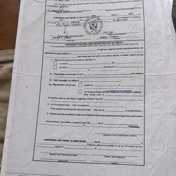 Affidavit Date Edit