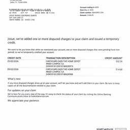 Bank Letter Address Edit
