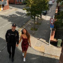 Couple Walking in Street