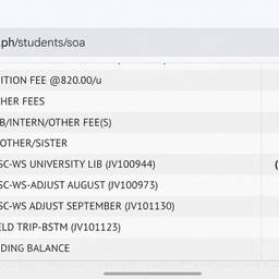 Tuition Fee Amount Edit