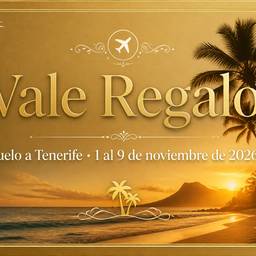 Golden Tenerife Flight Voucher