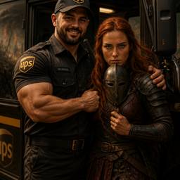 After - UPS Driver Meets Warrior