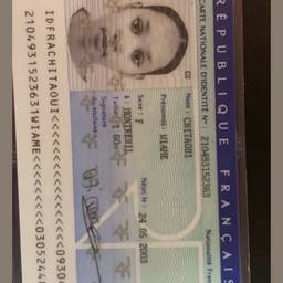 Avant - Échange de photo de carte d’identité française