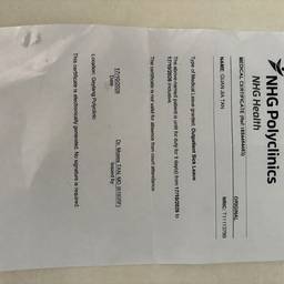 Medical Certificate Date Edit
