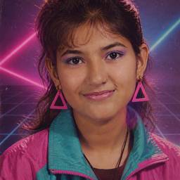 1980s Style Portrait