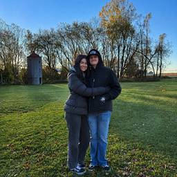 Glare-Free Fall Couple Photo