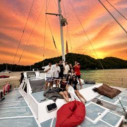 Depois - Edição de Foto de Céu ao Pôr do Sol