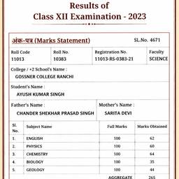 Marksheet Year Update
