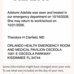 Medical Note Date Edit