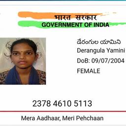Aadhaar Card Year Edit