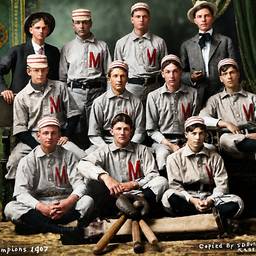 Colorize Old Group Photo