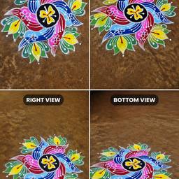 After - Rangoli Multi-Angle View