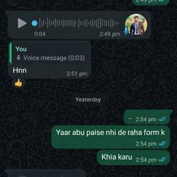WhatsApp Chat Screenshot Edit
