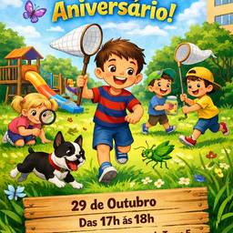 Kids Bug Hunt Birthday Invite