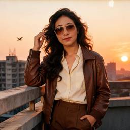 1980s Bombay Retro Portrait