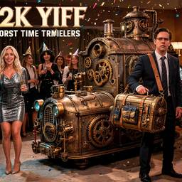 Y2K Time Traveler Poster