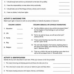 Children's Rights Activity Sheet