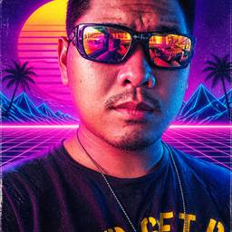 80s Retro Style Photo