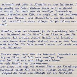 Handwritten School Notes