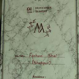 Antes - Edição de Nome em Convite de Casamento