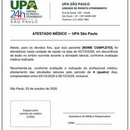 Medical Certificate Document