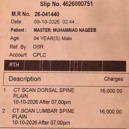 Medical Receipt Text Edit