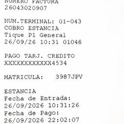 Edit Receipt Amounts