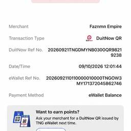 Edit Payment Receipt Amount