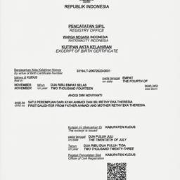 After - Fix Skewed Document Photo