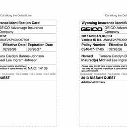 Après - Modification de l'expiration de la carte d'assurance