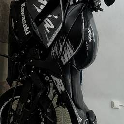After - Silver Vinyl Sport Bike