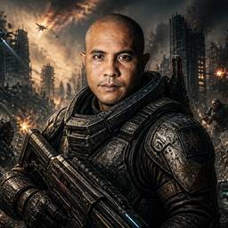 Futuristic War Soldier