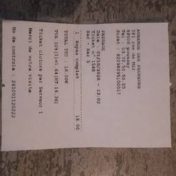 Receipt Date Change