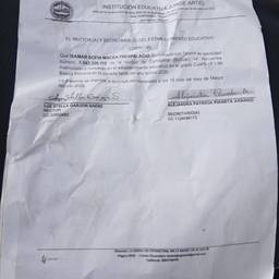 Before - Wrinkle-Free Document Scan