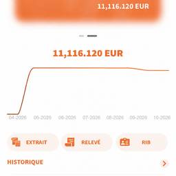 Depois - Mockup de saldo de app bancário