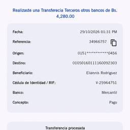 Bank Transfer Receipt Edit