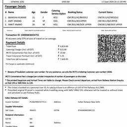 Edit Name on Receipt
