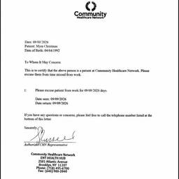 Medical Letter Date Edit